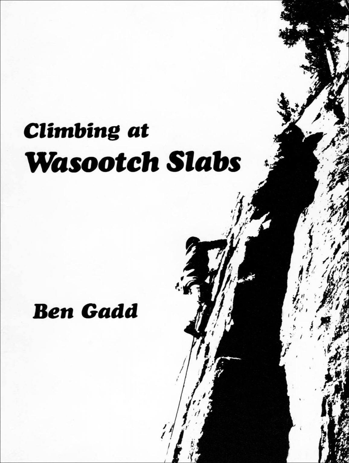 Climbing at Wasootch Slabs Ben Gadd